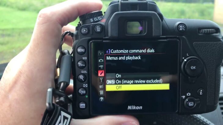 Nikon d7500 scroll through images with command dial