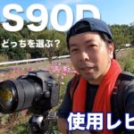 【カメラ】EOS90DとEOS80Dの違い！おすすめなのは・・・
