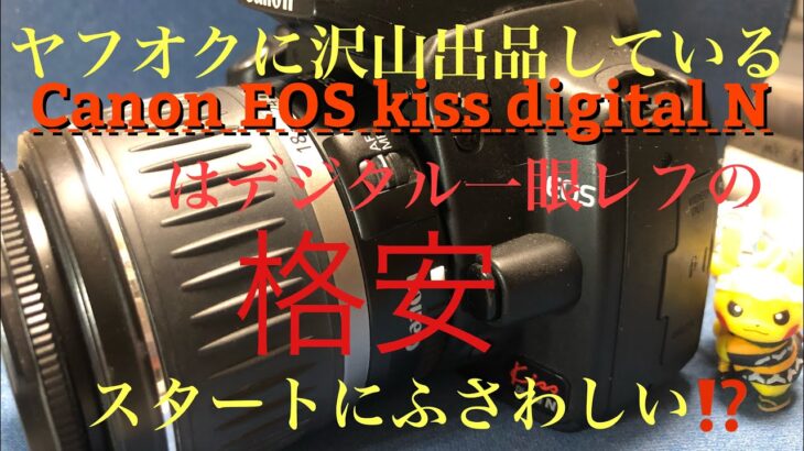 ヤフオクに沢山出品している EOS kiss digital N デジ１スタートにふさわしい？