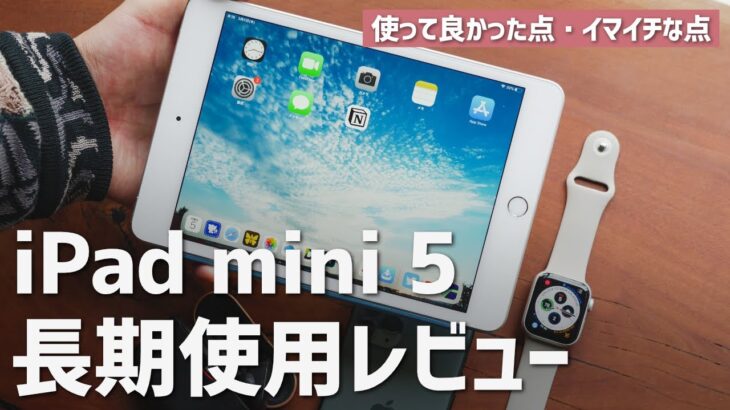 iPad mini 5 長期使用レビュー 。iPad miniが合う人、合わない人