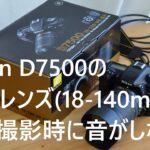 D7500のキットレンズ（18-140mm）は動画撮影のときだけフォーカス音がほぼ聞こえなくなる