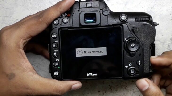 Nikon D7500 Memory card Not Working || Memory Card Problem || No Memory Card