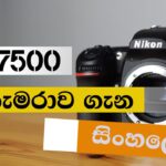 Nikon D7500 ගැන සිංහලෙන් !