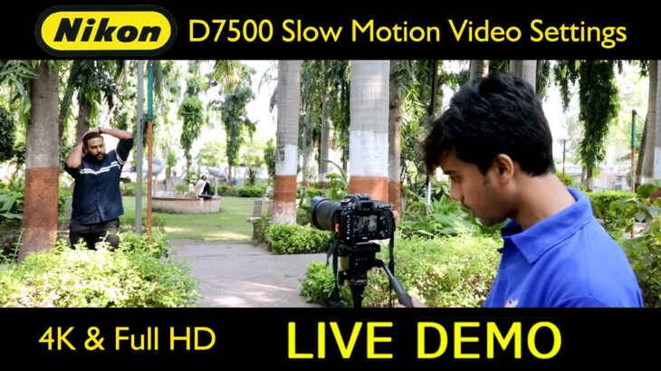 Nikon D7500 Slow Motion Video Setting