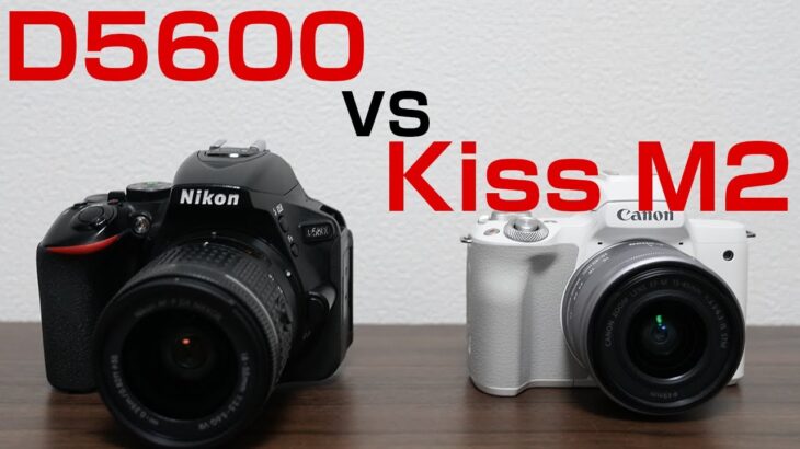 Canon Eos Kiss M2とNikon D5600 比較レビューしてみた