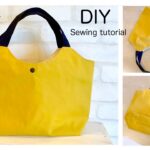 帆布（ハンプ）生地で作る（普通生地でも作れます！）トートバッグの作り方 DIY sewing tutorial How to make a tote bag