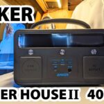 [Anker PowerHouse II 400] 爆速走行充電のポータブル電源をレビュー