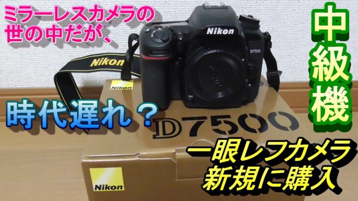 今頃Nikon D7500購入　D90の幻影を求めて