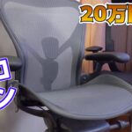 【椅子レポ】アーロンチェアリマスタードをレビュー！20万円のオフィスチェアってどう？