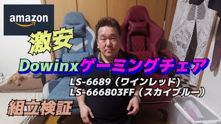 【ゲーミングチェア】激安Dowinx　LS-6689・LS-666803FFを購入してみた！！