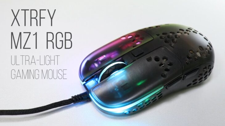 Xtrfy MZ1 – Zy’s Railの開封 & 簡易レビュー 【 ゲーミングマウス 】【 Gaming Mouse 】