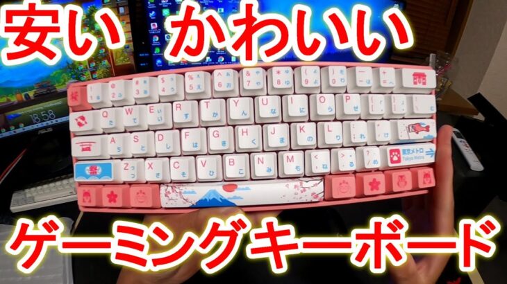 【レビュー】ノーマルでこんなお洒落なキーボードある！？【オススメ】EPOMAKER AKKO 3061 R2 World Tour Tokyo