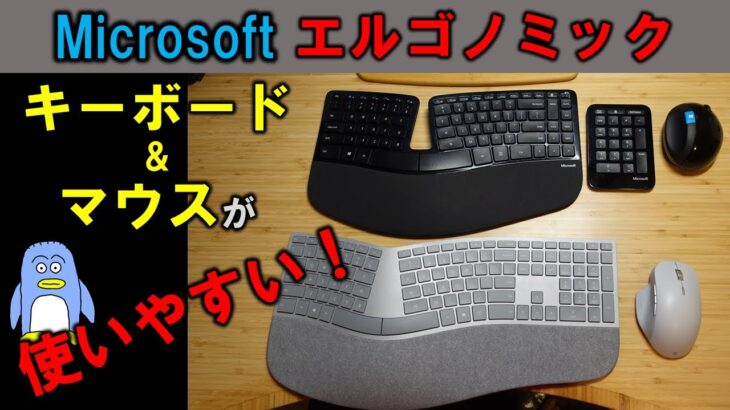 Microsoft Scalpt と Surface エルゴノミックキーボード　エルゴノミクスキーボード　とマウスのレビュー動画です。　結構評判のいい商品ですが、知っておいた方がいいこともあります。