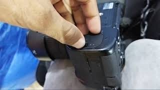 Nikon DSLR camera D7500 🔋⚡charging