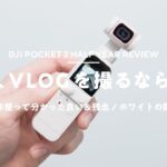 【VLOG最強カメラ】DJI Pocket 2の良い＆悪い長期レビュー / ホワイトモデルも買った