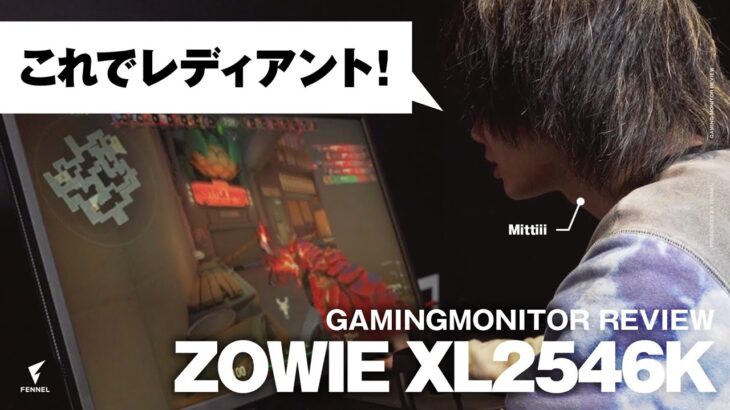 【実写動画】Mittiiiによるガチゲーミングモニターレビュー!!　BenQ ZOWIE XL2546K