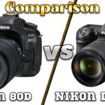 Canon 80D VS Nikon D7500 Comparison || Photography And Videography