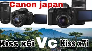 CAMERA DSLR CANON Kiss X6i VC kiss X7i kamera langka tahan panas untuk video record harga bekas&spec