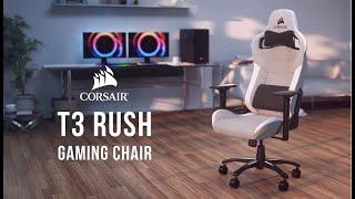 【ゲーミングチェア】在宅勤務やテレワーク、ゲーム実況にオススメな椅子CORSAIR(コルセア) T3 RUSHをご紹介