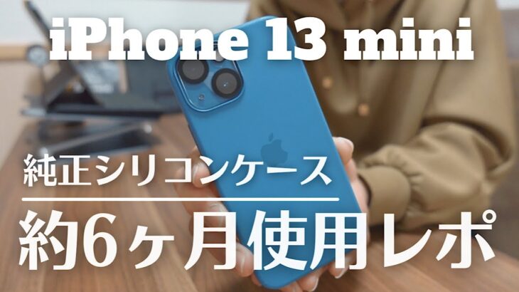 【iPhone13mini】純正シリコンケースを使い始めて約半年／ポケット派の汚れやテカリを見ていくよ！