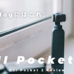 【結局Vlogにはこのカメラ】DJI Pocket2購入レビュー！手ブレなしでこの軽さはすごい。
