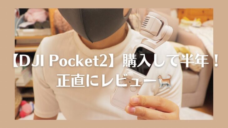 【DJI Pocket2】購入から半年！正直レビュー🐈