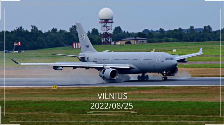 [4K] Vilnius Airport Spotting (2022/08/25)