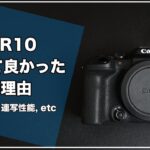 【Canon R10】買って良かった！１ヶ月レビュー