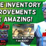 Inventory, Stash and Other Amazing QOL Improvements | Make Me Angry Crystals | WW Hulk & More [MCN]