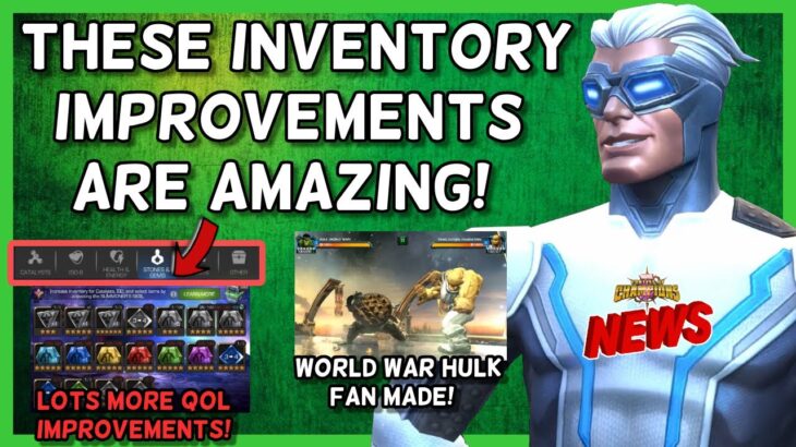 Inventory, Stash and Other Amazing QOL Improvements | Make Me Angry Crystals | WW Hulk & More [MCN]