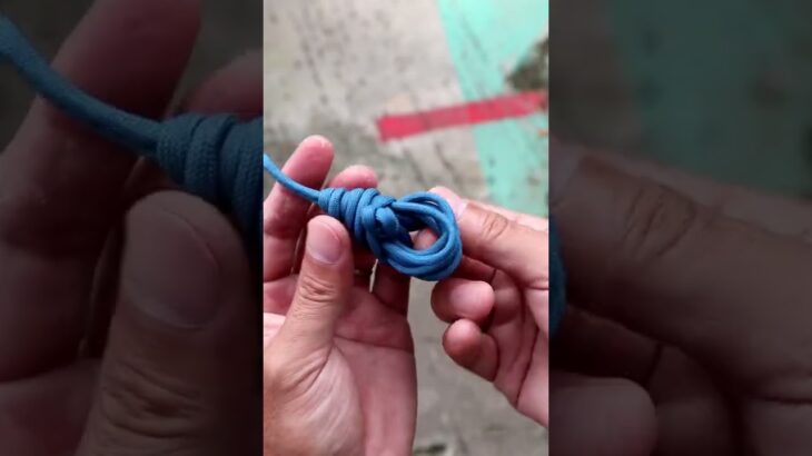 紐をまとめる便利な結び方【えび結び】捻じれないように解除する方法