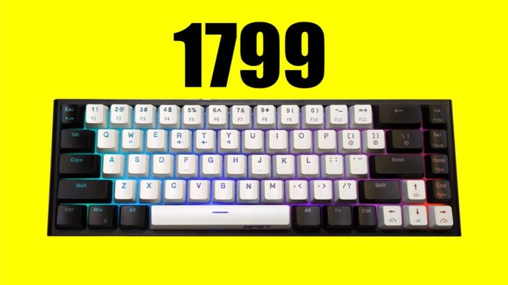 【1799円!?】NPET K62 RGB Mini コンパクトキーボードレビュー【 驚安 】