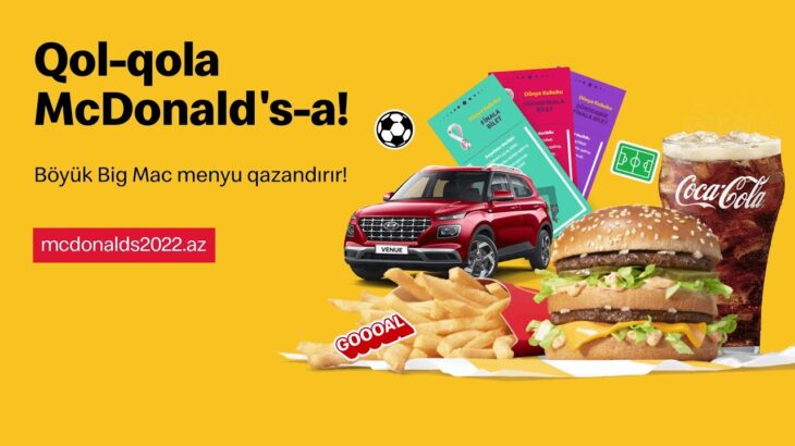 Qol-qola McDonald’s-a! Ətraflı: mcdonalds2022.az