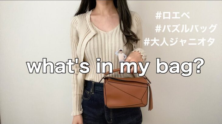 sub【what’s in my bag?】ロエベパズルミニ / 大人ジャニオタの小さいカバンの中身を紹介します