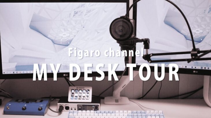 【 デスクツアー 】Vsingerの配信環境 / 機材紹介 desk makeover / desk setup【 Figaro 】