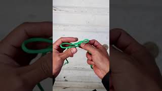 ロープワーク【ダブルドラゴンループ】紐で輪を作る便利な方法