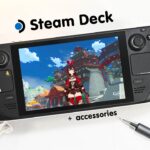 Steam Deck 512GB unboxing + upgrading | 3TB |  | Hogwarts Legacy | Genshin | accessories JSAUX