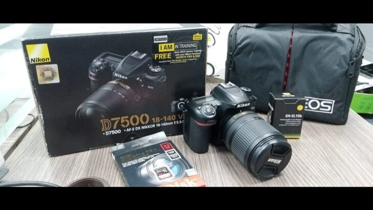 Nikon D7500 kit DSLR camera | unboxing new model D7500 DSLR Camera