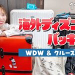 【11泊13日】荷物多い系ディズニー大好き夫婦のパッキング【WDW】