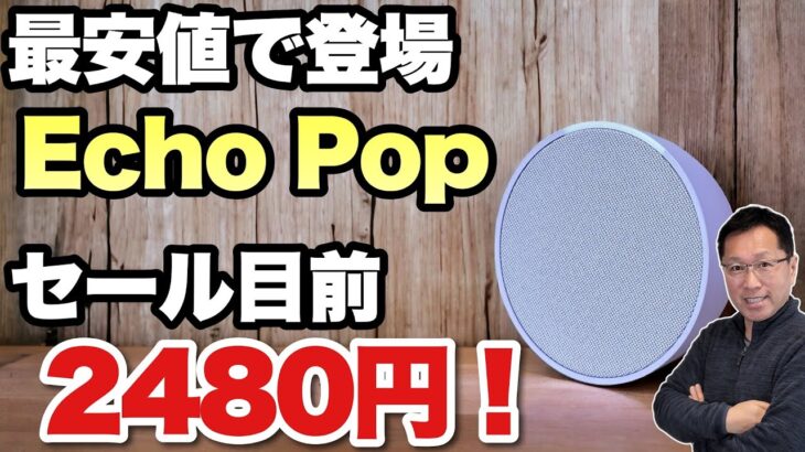 【設定もバッチリわかる】最安値で登場した「Echo Pop」レビュー。安いけど音質がいいですよ