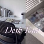 ［desk tour ］社会人オタクのデスクツアー🧸🌿一人暮らしaesthetic desk  setup sub･eng
